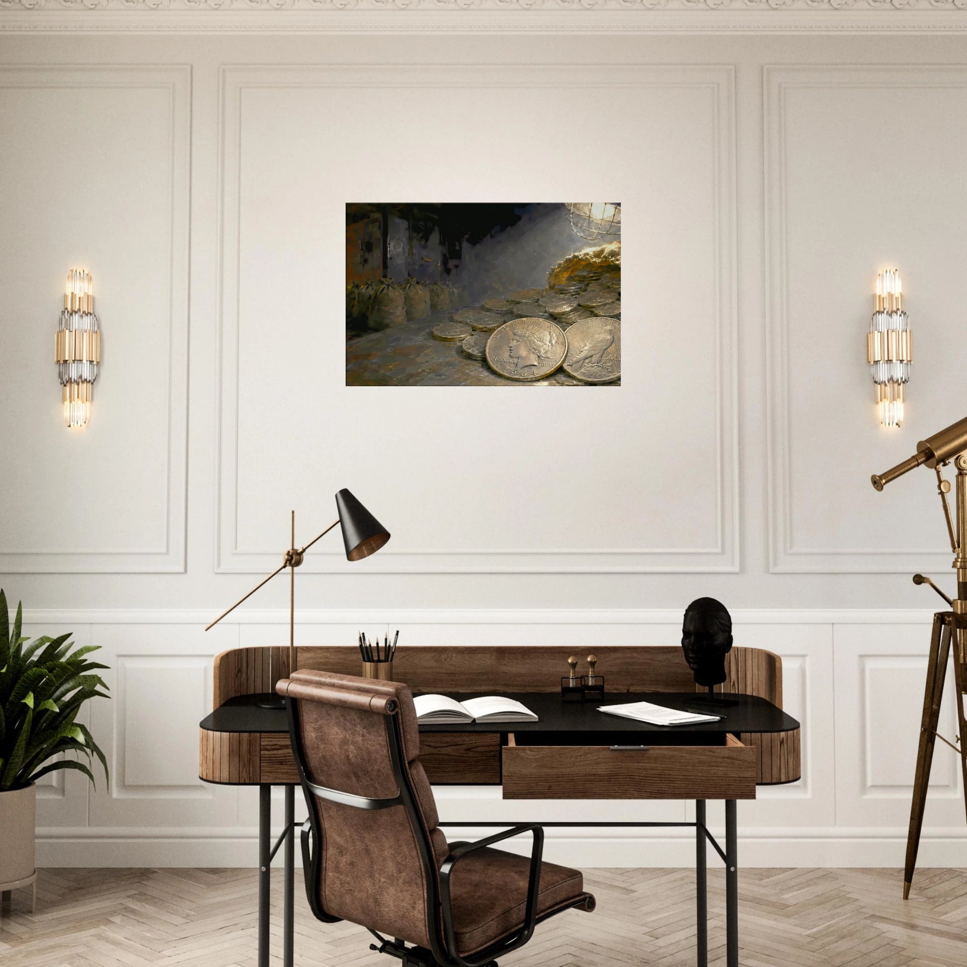 Ghost Dollar 1964-D Peace Dollar canvas print — view 6