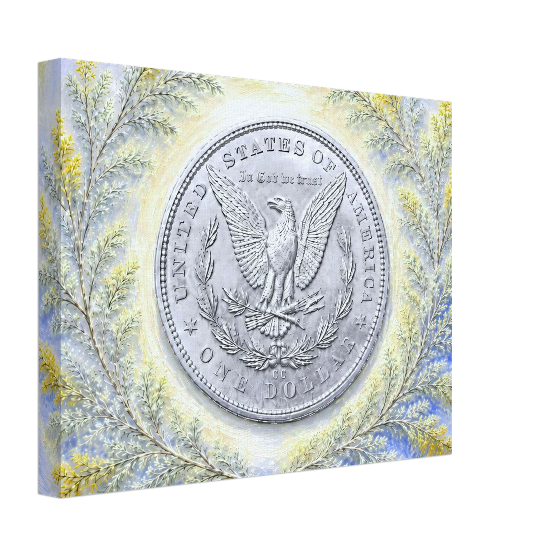 Carson City Morgan Dollar canvas print — view 3