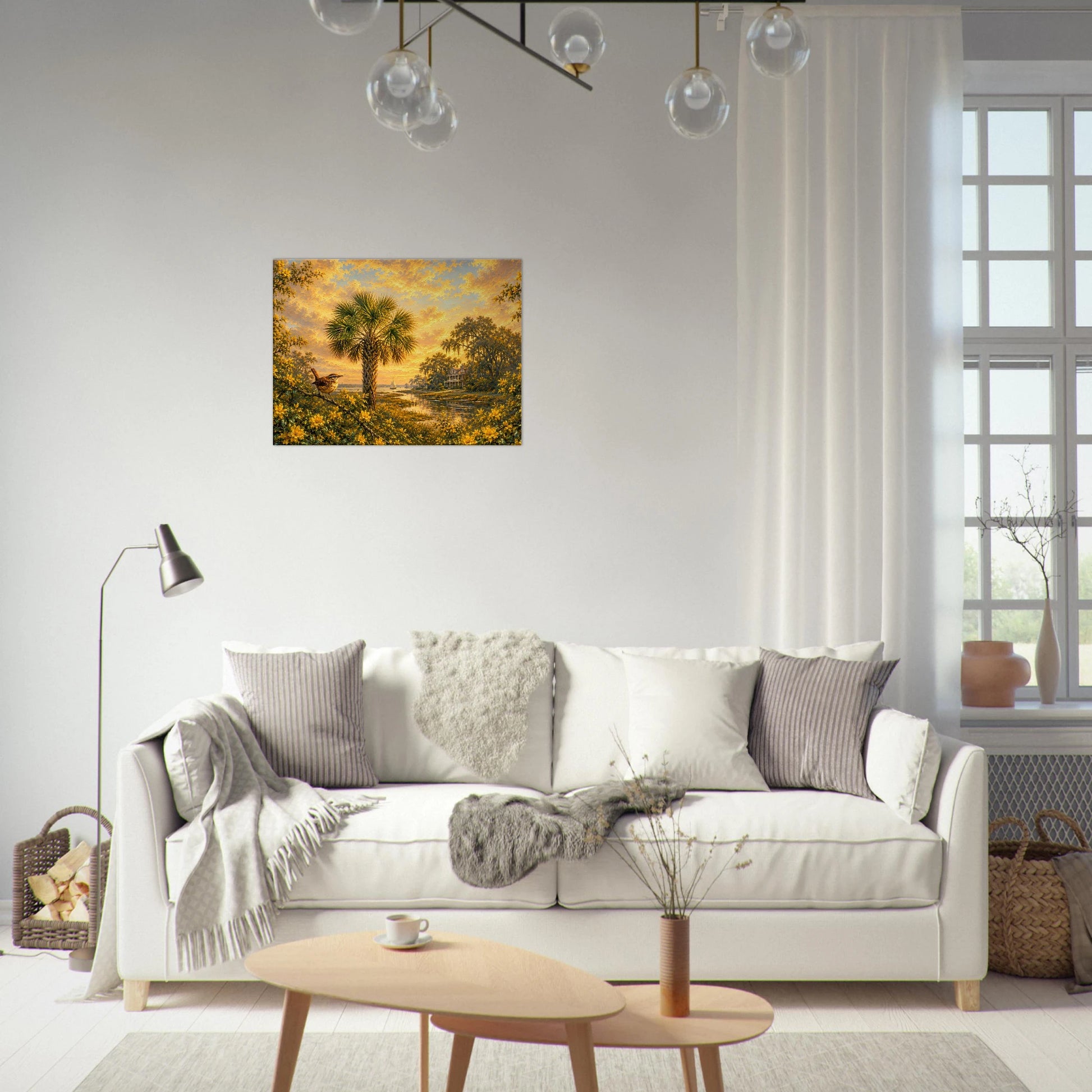 Palmetto Light Lowcountry canvas print — view 9