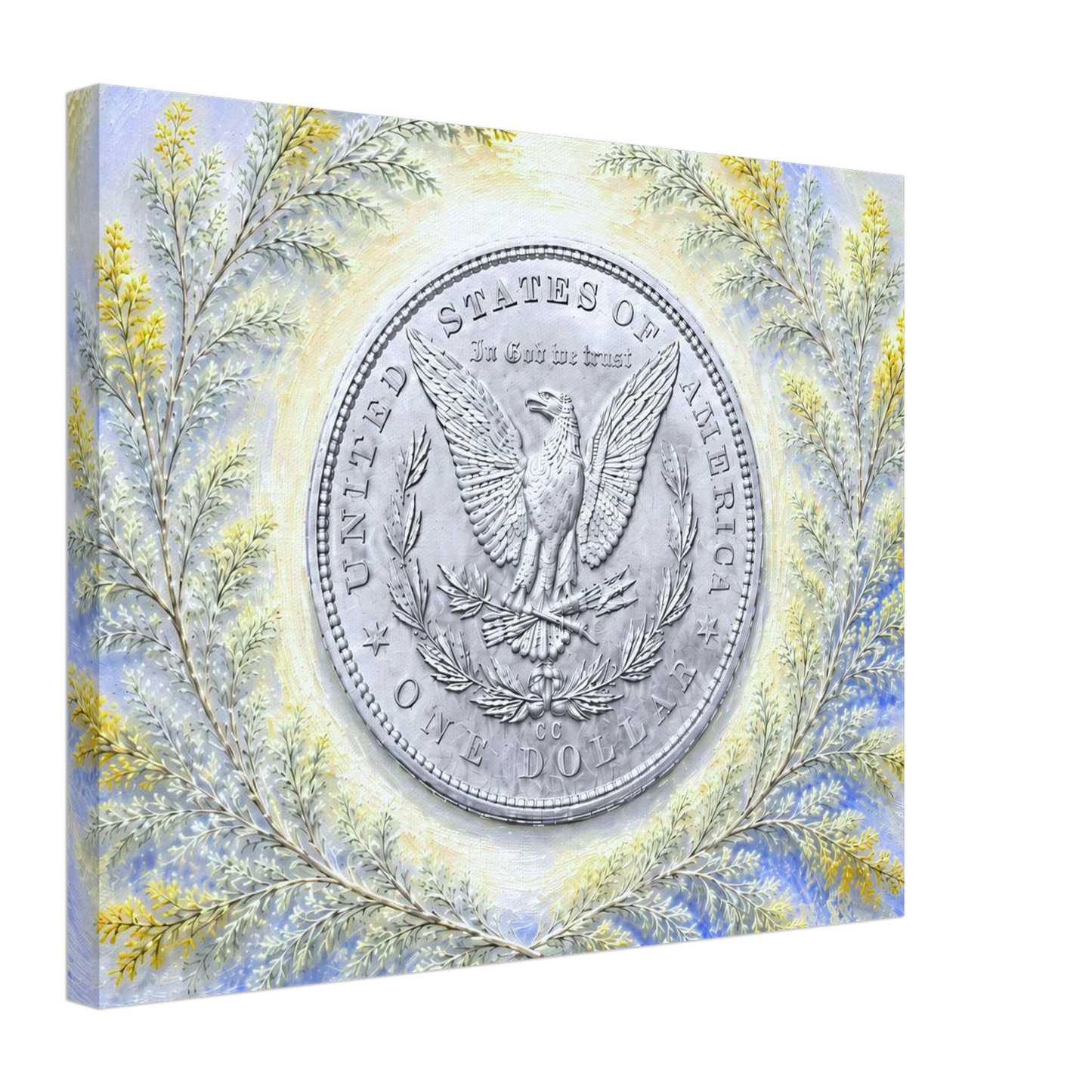 Carson City Morgan Dollar canvas print — view 2