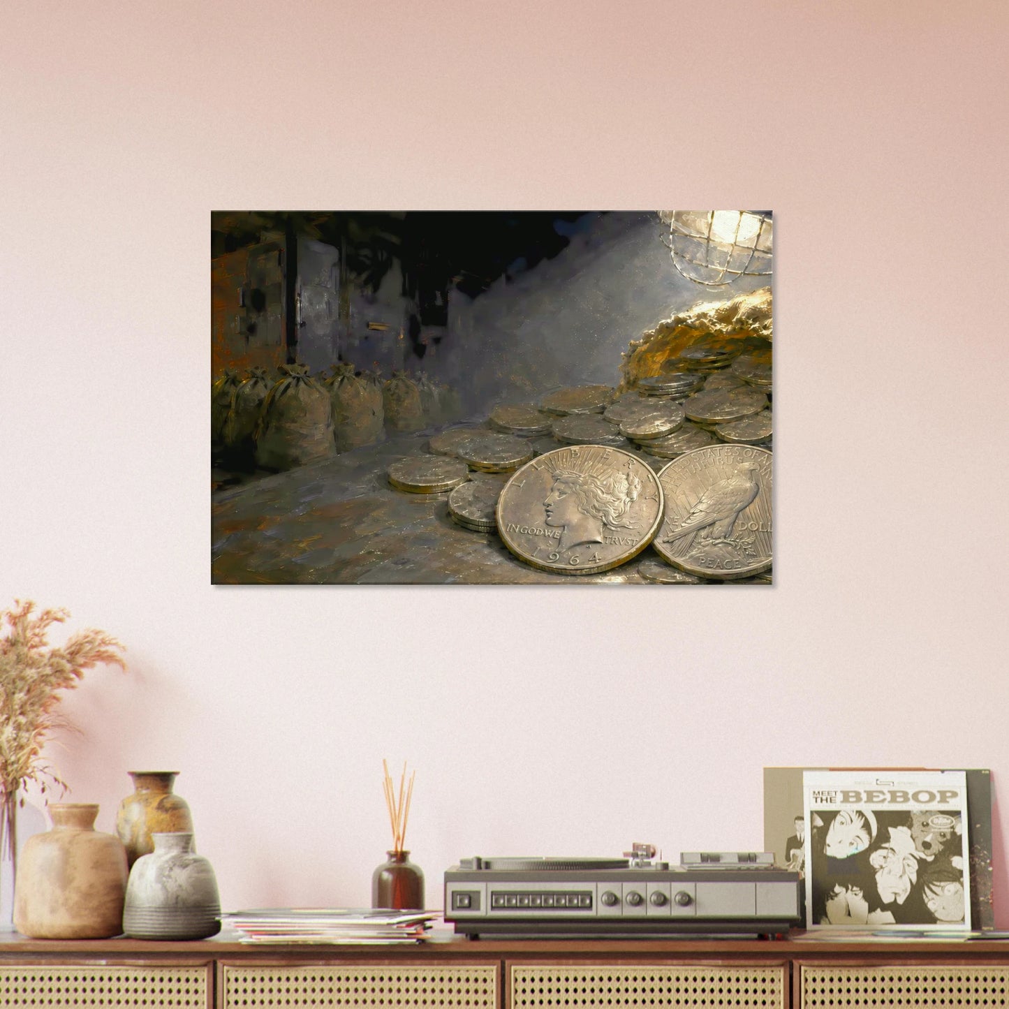Ghost Dollar 1964-D Peace Dollar canvas print — view 7