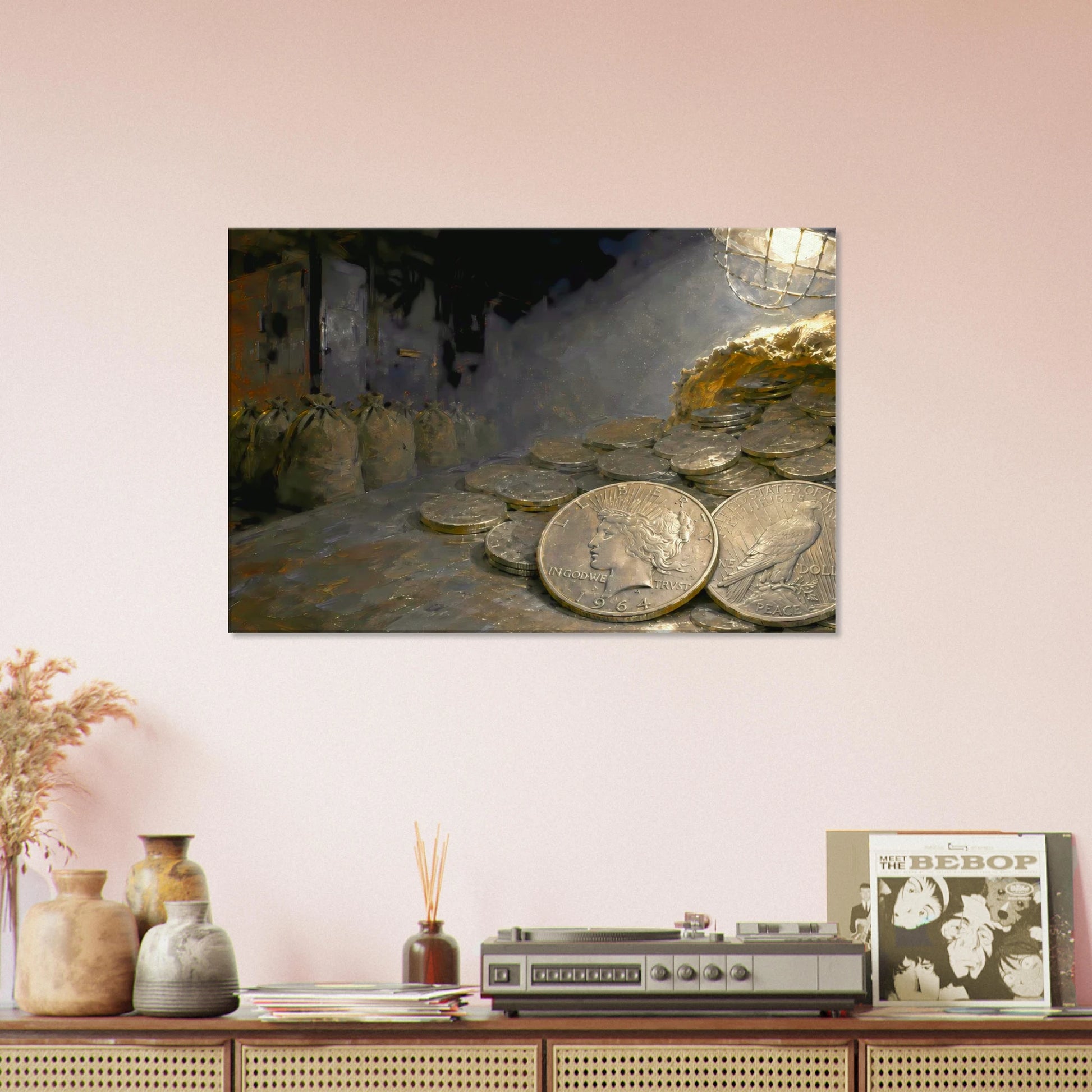 Ghost Dollar 1964-D Peace Dollar canvas print — view 7