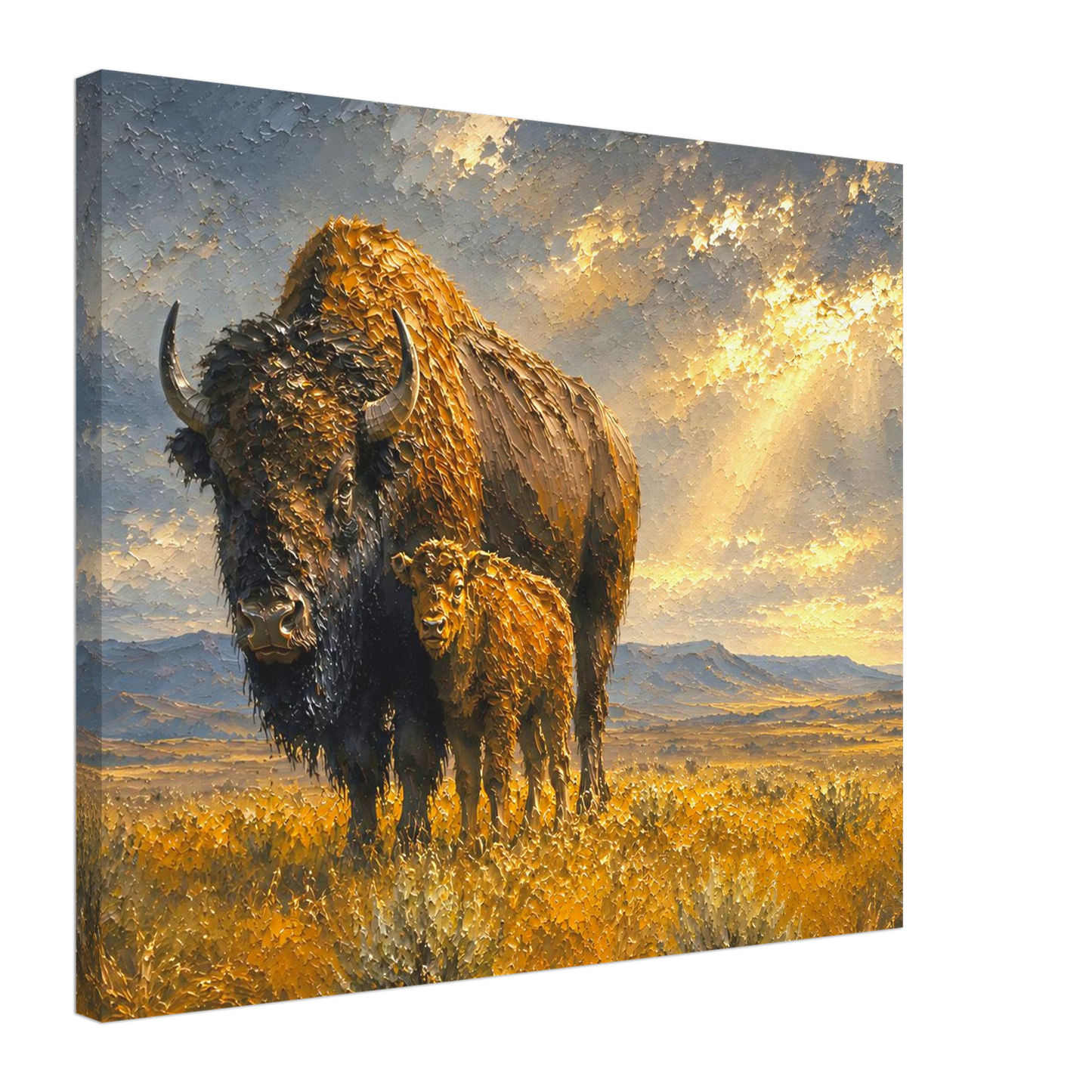 Inheritance of the Plains bison canvas print — view 5