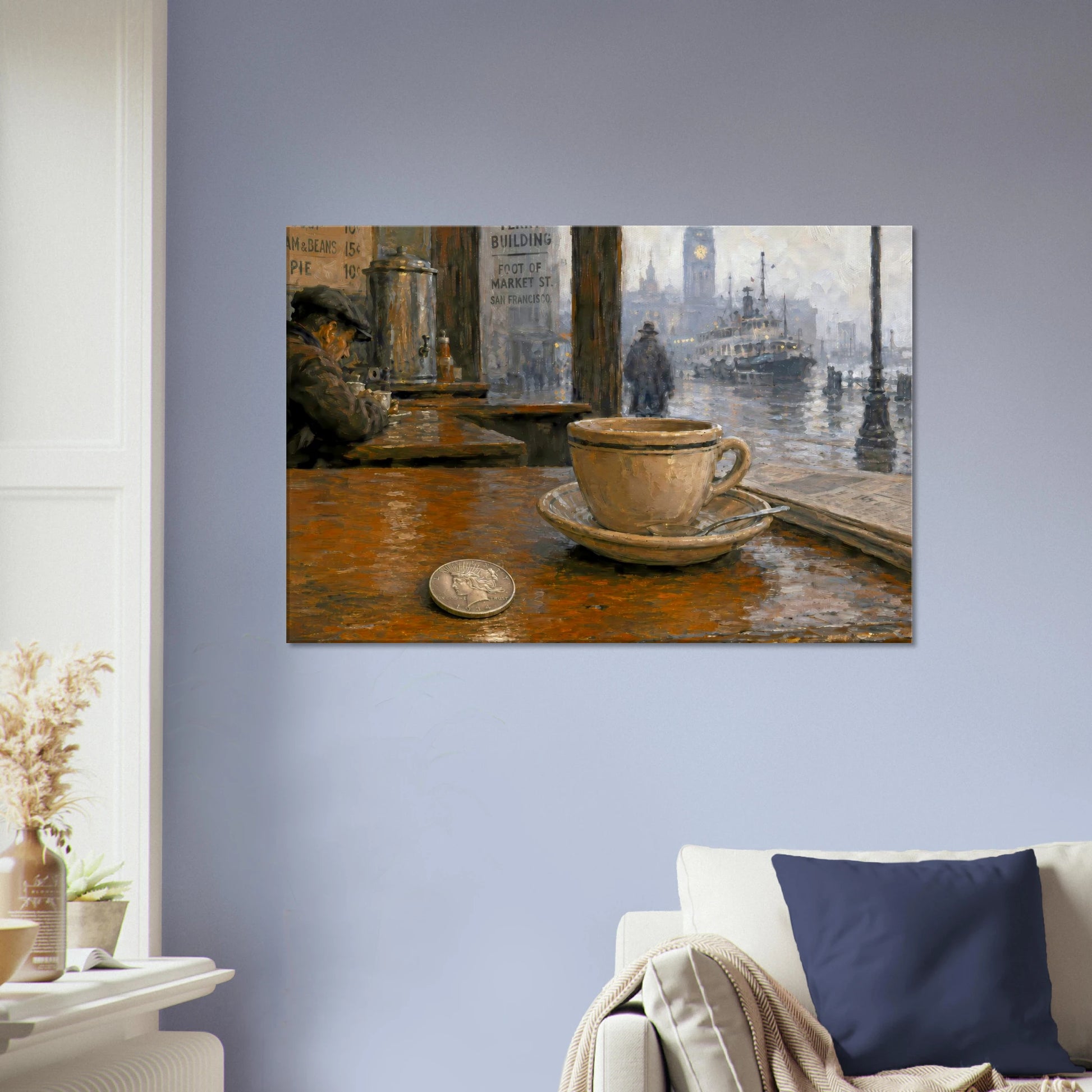 1934-S Peace Dollar San Francisco art print — view 5