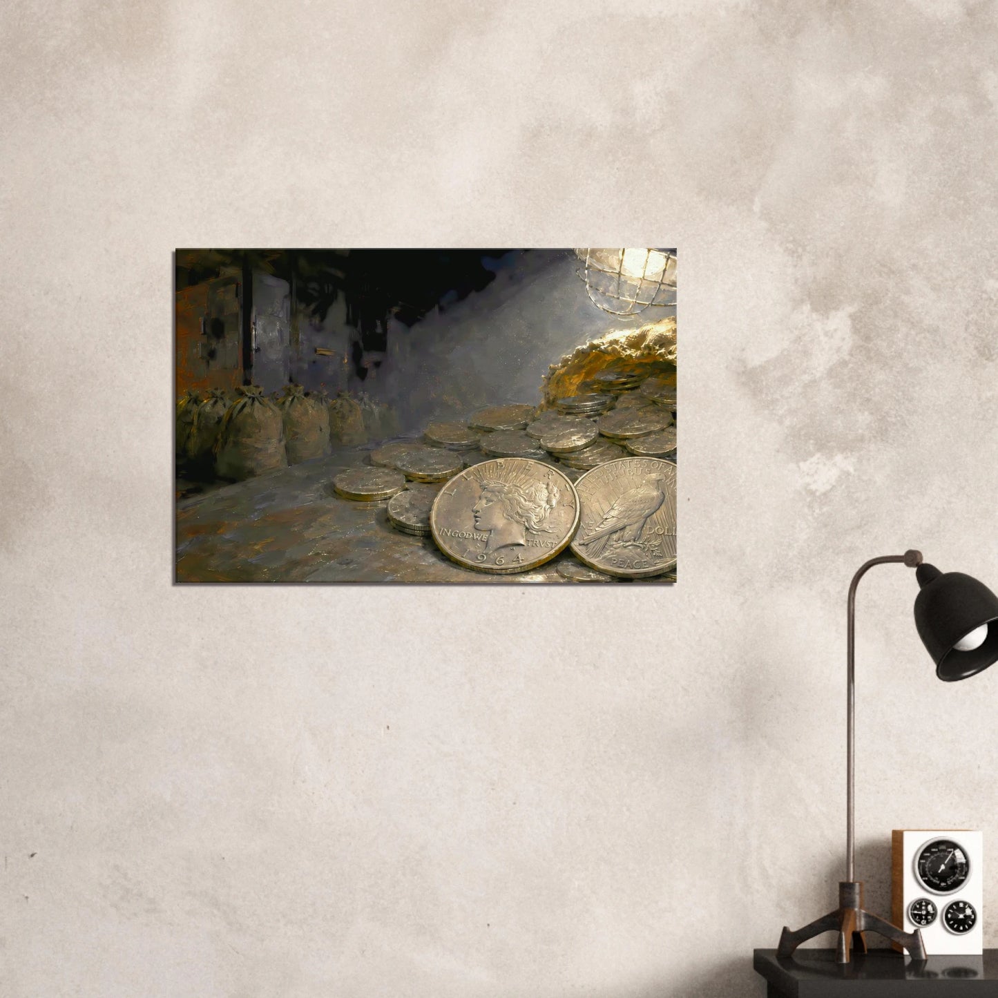 Ghost Dollar 1964-D Peace Dollar canvas print — view 9