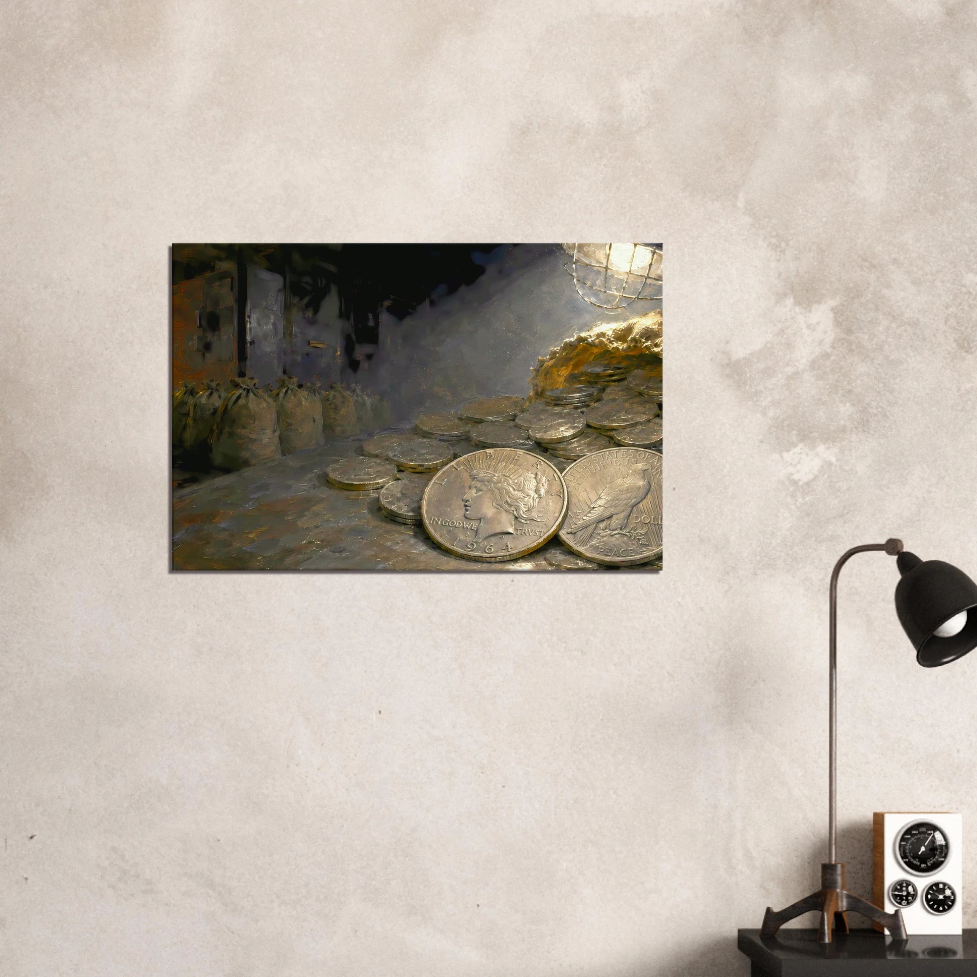 Ghost Dollar 1964-D Peace Dollar canvas print — view 9
