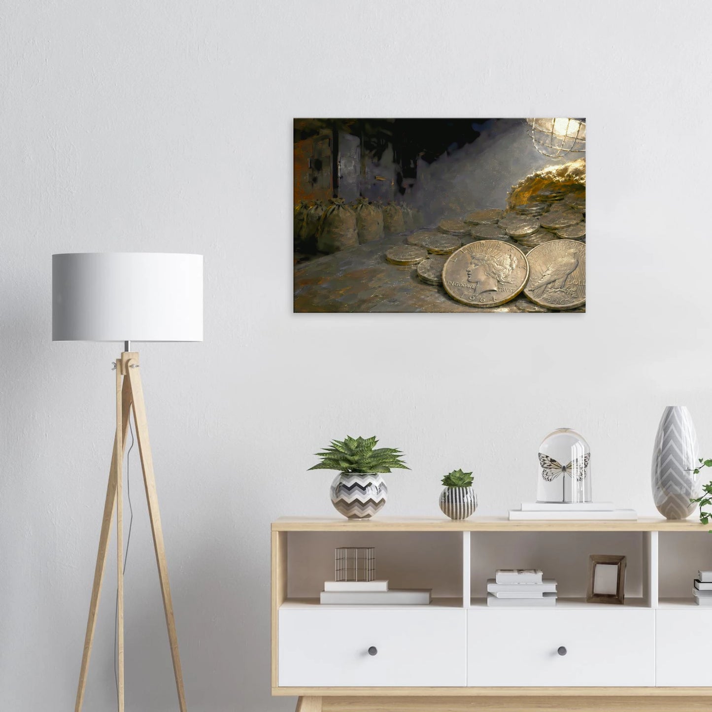 Ghost Dollar 1964-D Peace Dollar canvas print — view 10