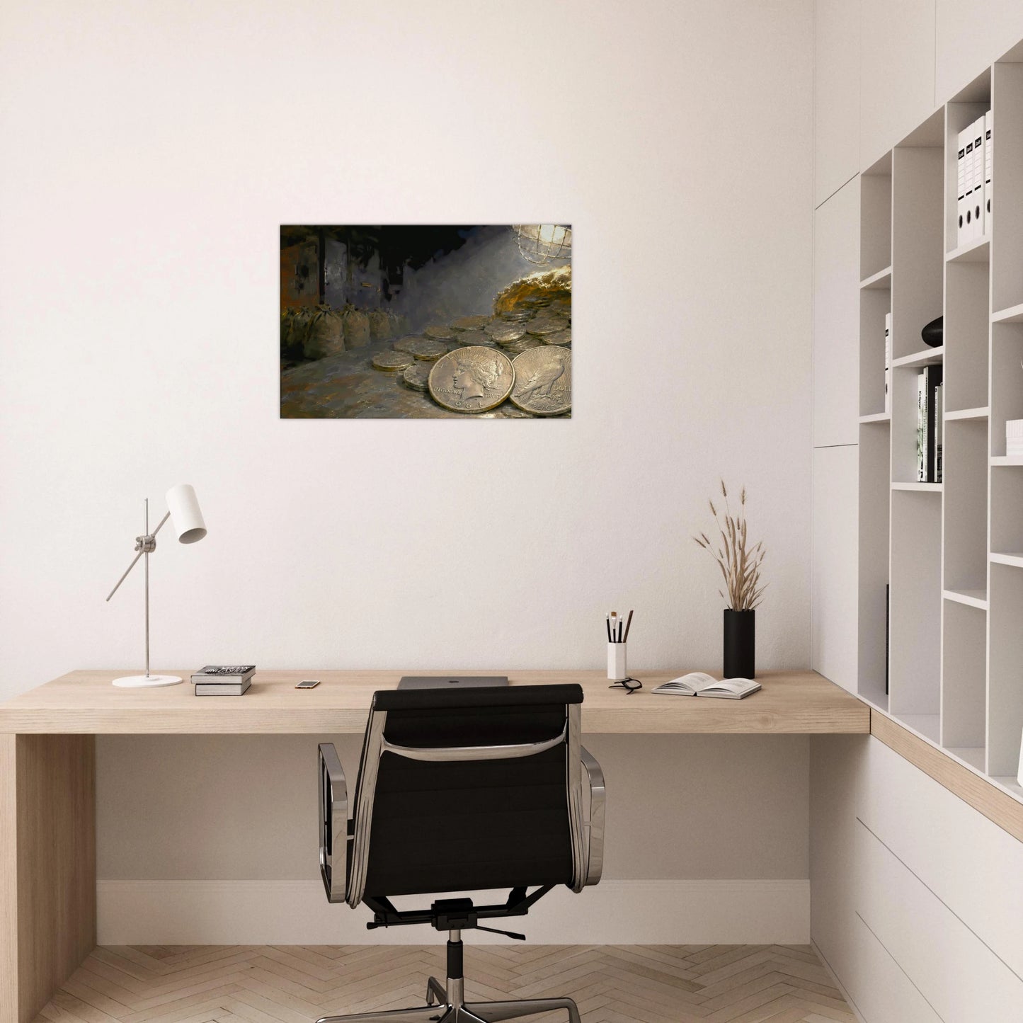 Ghost Dollar 1964-D Peace Dollar canvas print — view 12