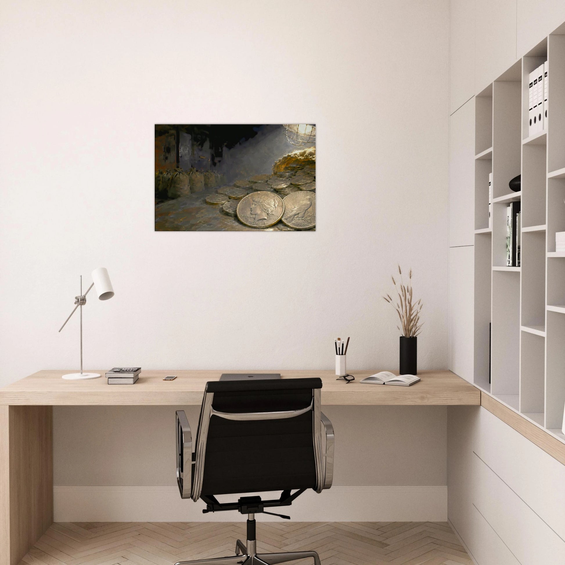 Ghost Dollar 1964-D Peace Dollar canvas print — view 12
