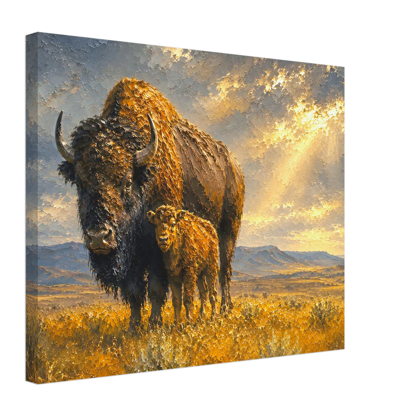 Inheritance of the Plains bison canvas print — view 4