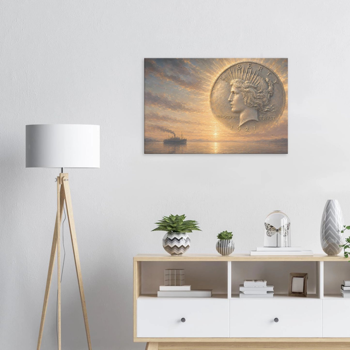 First Light of Peace 1921 Peace Dollar print — view 9