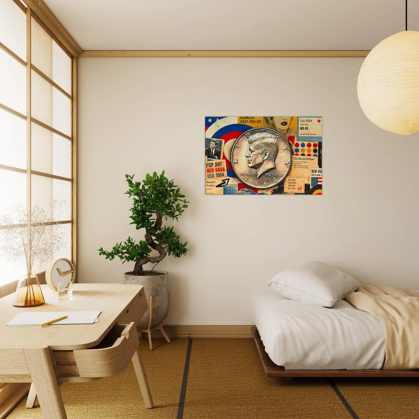 New Frontier Kennedy Half Dollar pop art print — view 8