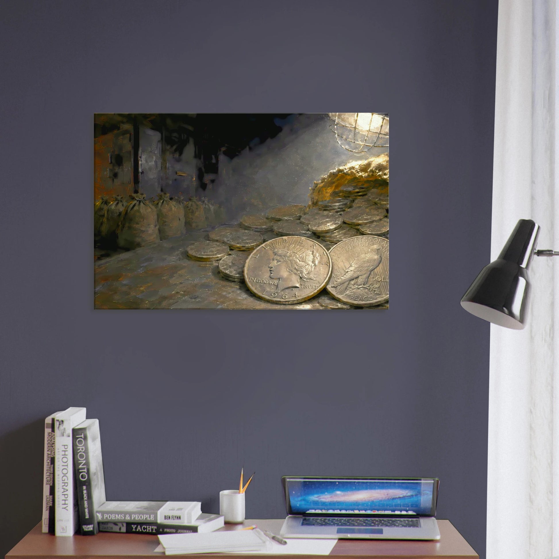 Ghost Dollar 1964-D Peace Dollar canvas print — view 14