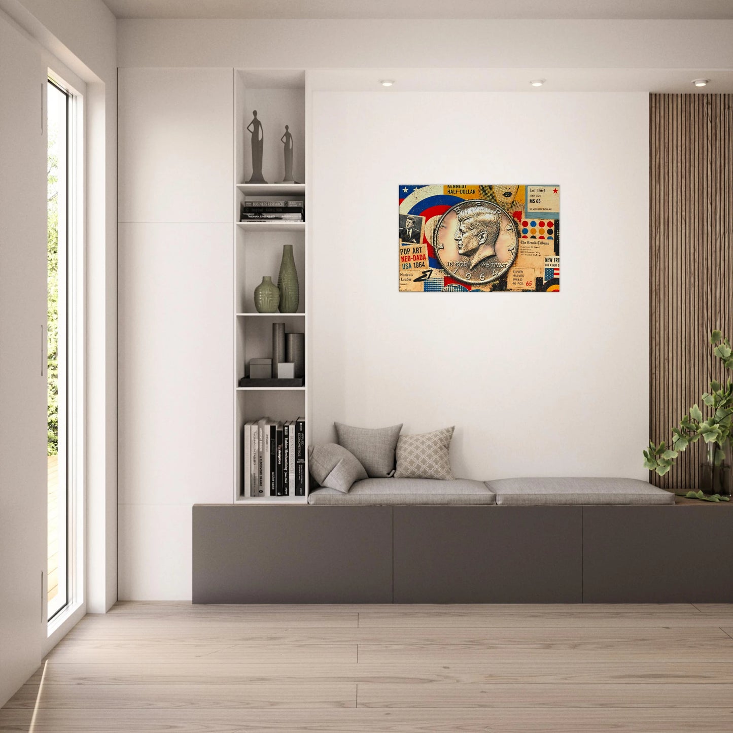 New Frontier Kennedy Half Dollar pop art print — view 7
