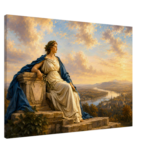 The Keystone of Liberty Pennsylvania Liberty allegory fine art print by The MintMark