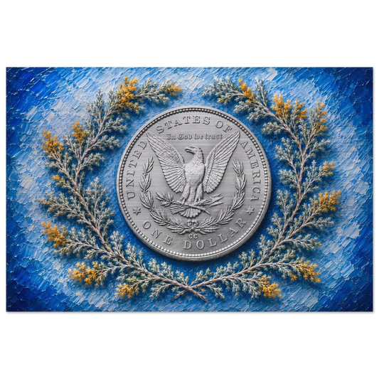 Sagebrush Silver Carson City Morgan print — view 2