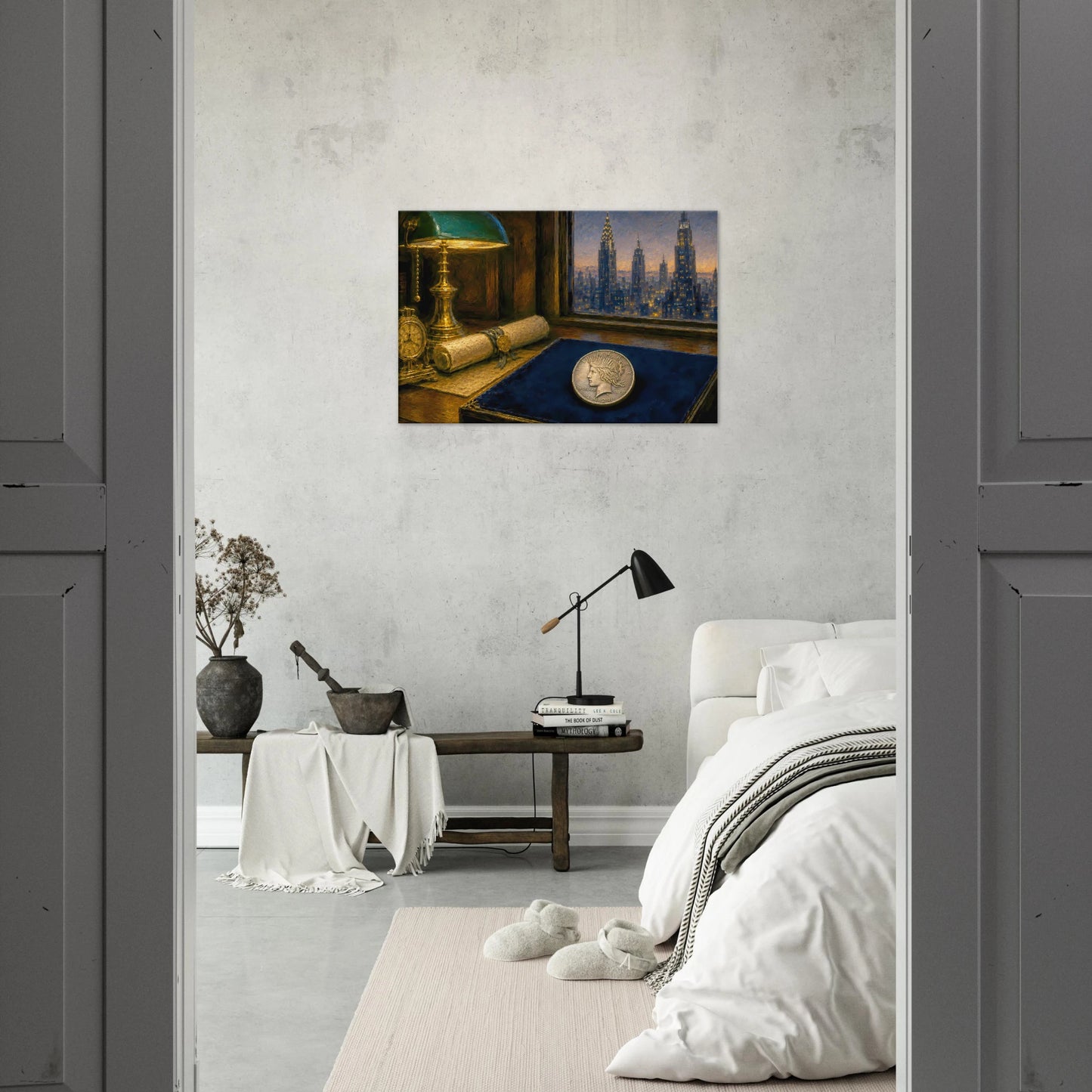 1928 Before the Fall Peace Dollar canvas print — view 14