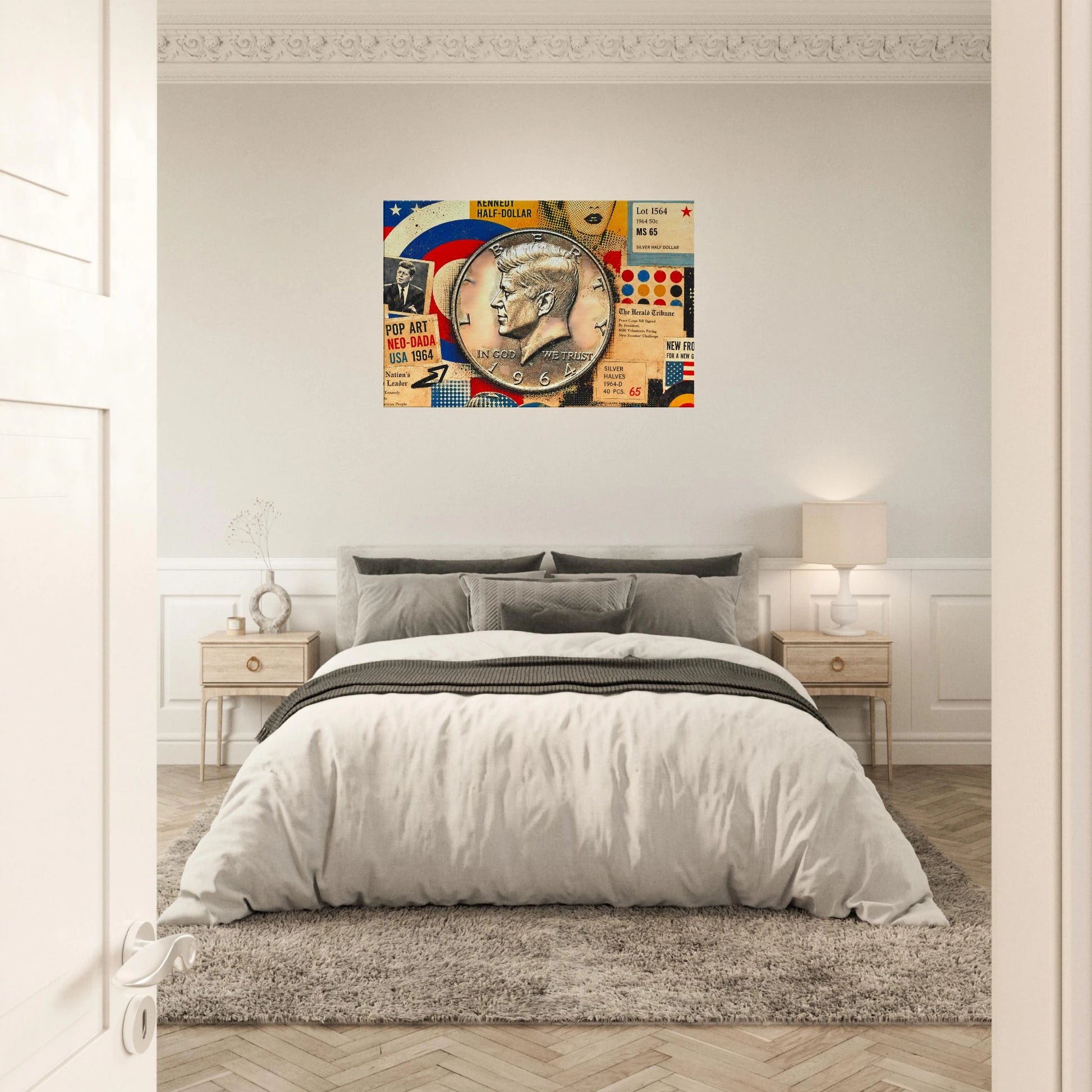 New Frontier Kennedy Half Dollar pop art print — view 10