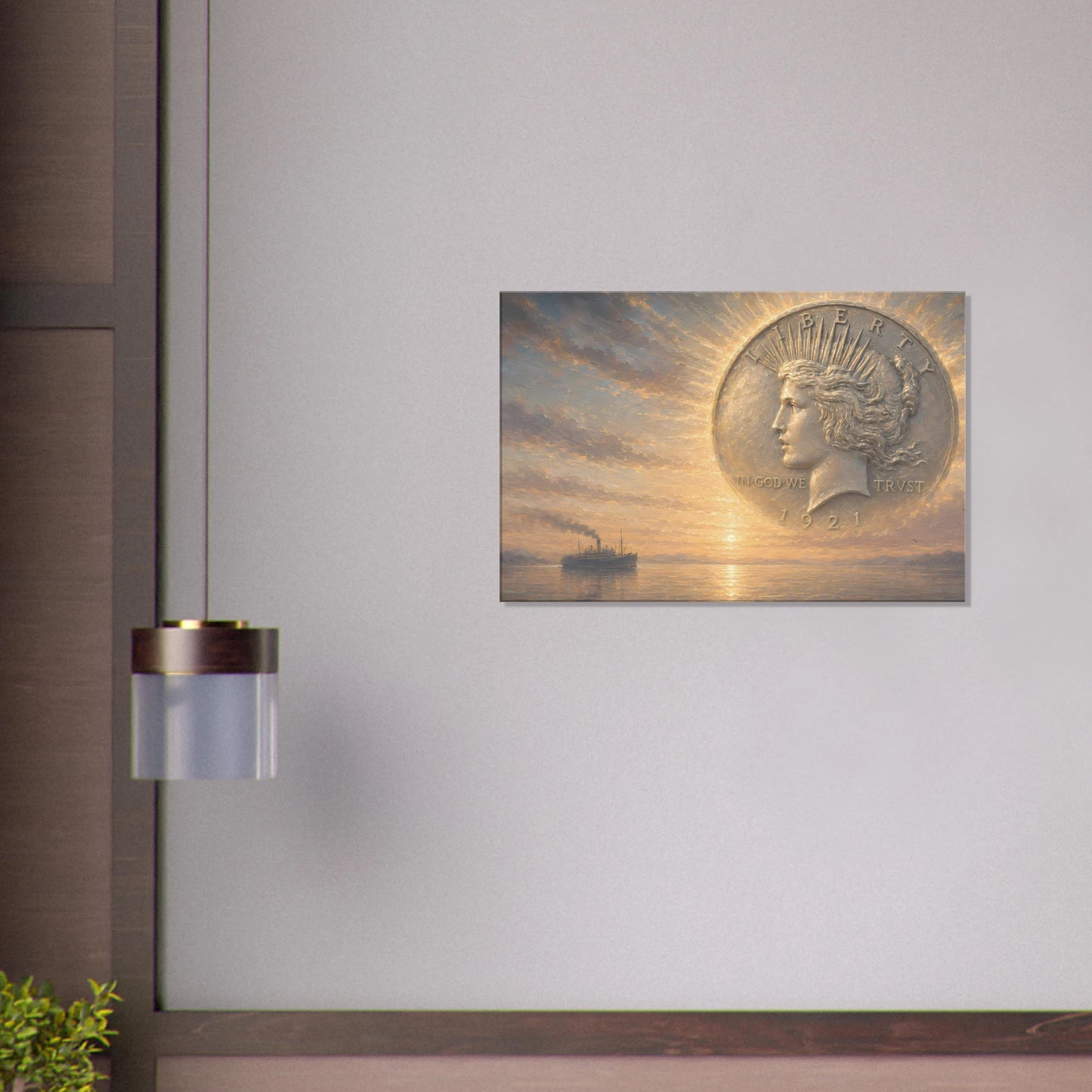 First Light of Peace 1921 Peace Dollar print — view 11