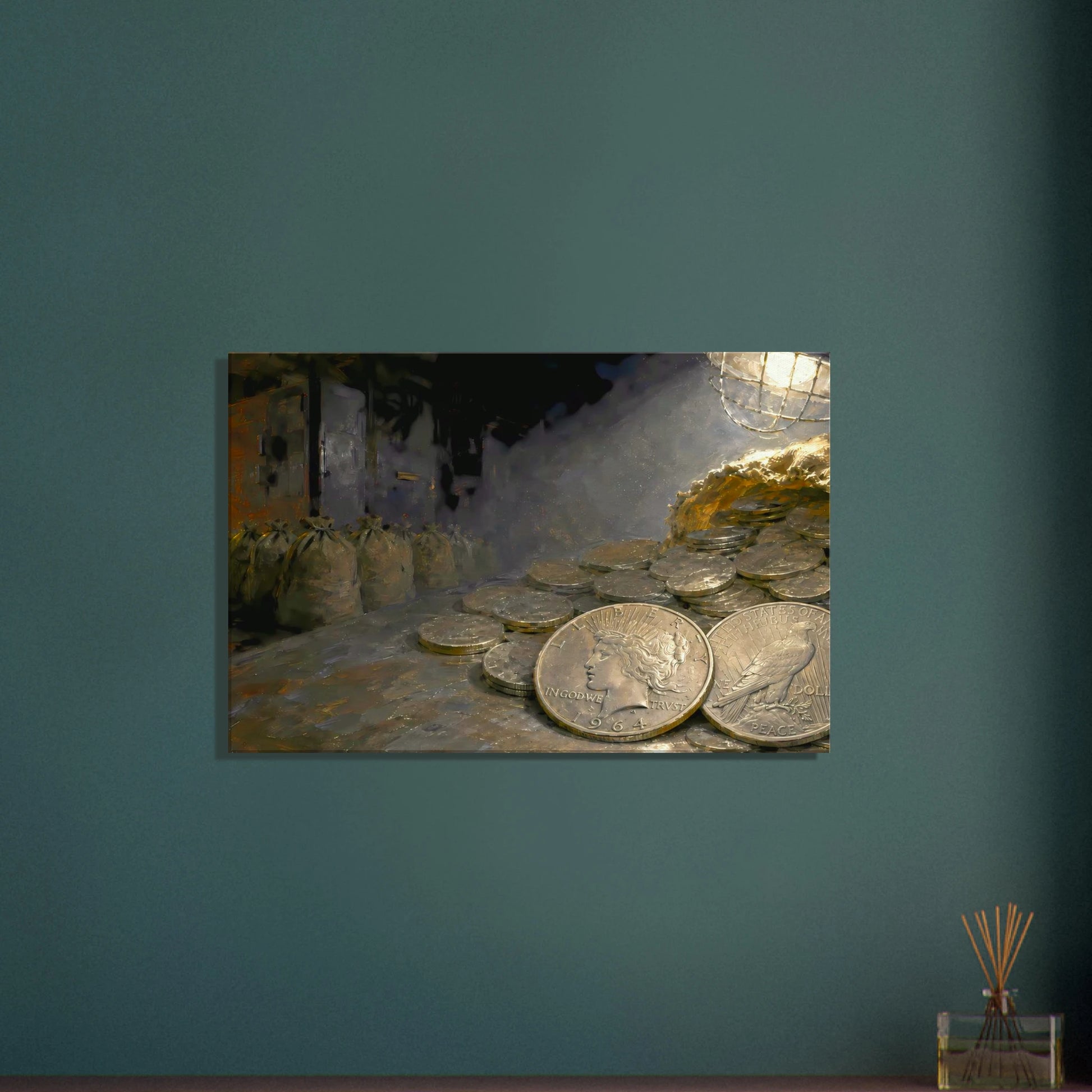 Ghost Dollar 1964-D Peace Dollar canvas print — view 8