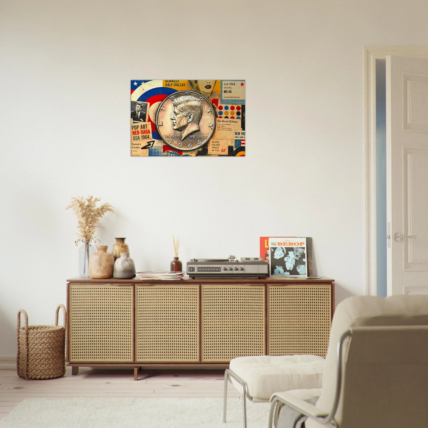 New Frontier Kennedy Half Dollar pop art print — view 12