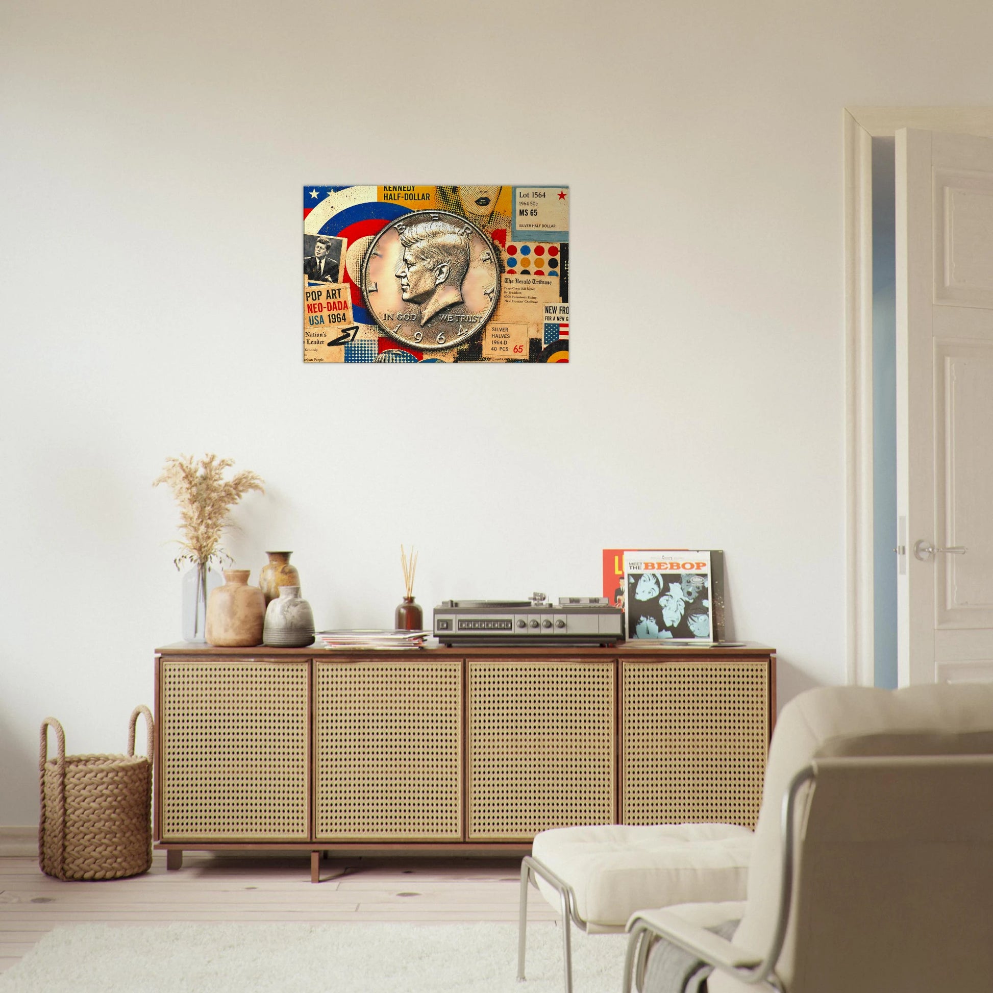 New Frontier Kennedy Half Dollar pop art print — view 12