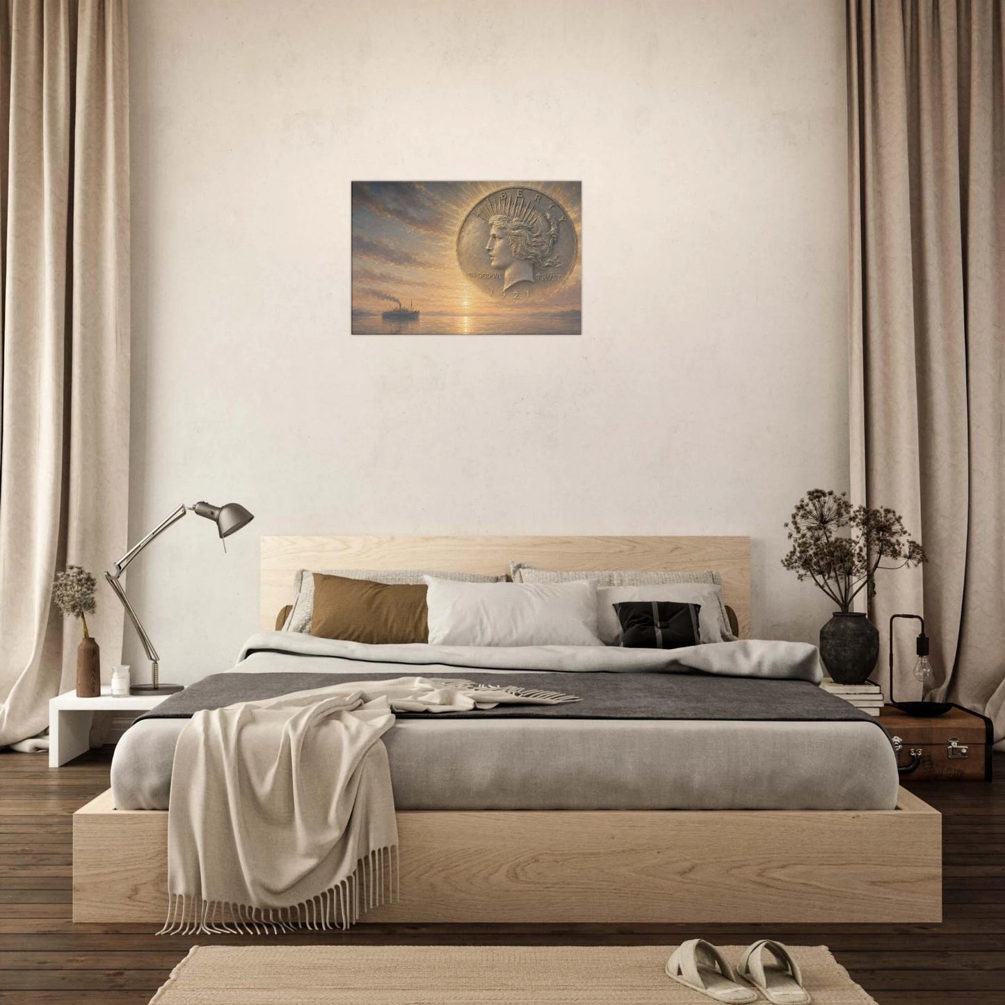 First Light of Peace 1921 Peace Dollar print — view 7